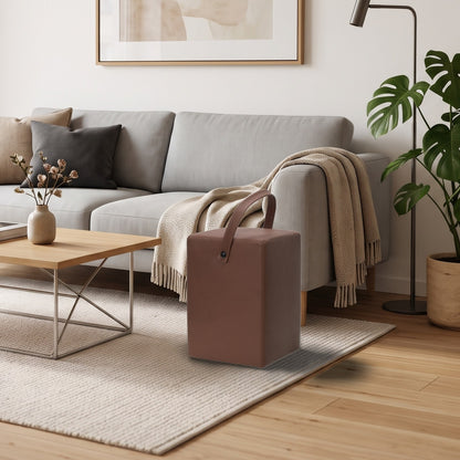 Hocker Linus Nuss im Wohnzimmer