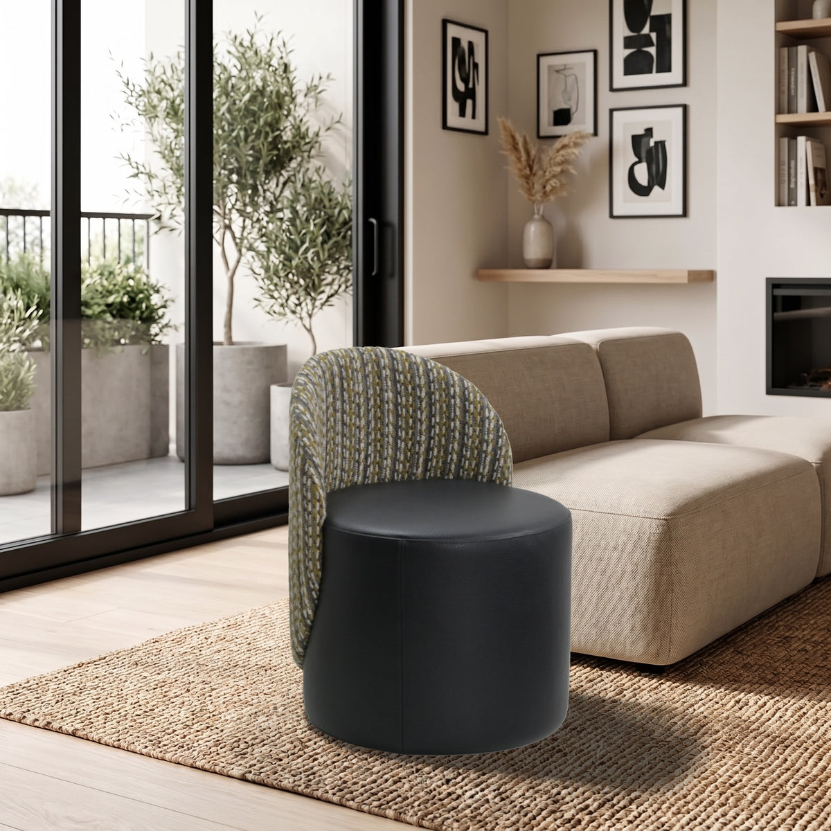 Sessel Paul Schwarz im Wohnzimmer